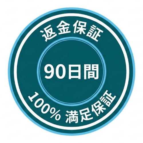 90日間 安心返品保証